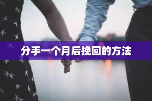 分手一个月后挽回的方法