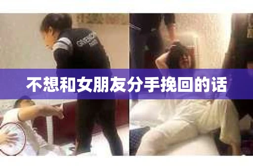 不想和女朋友分手挽回的话
