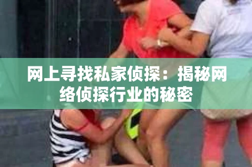 网上寻找私家侦探：揭秘网络侦探行业的秘密
