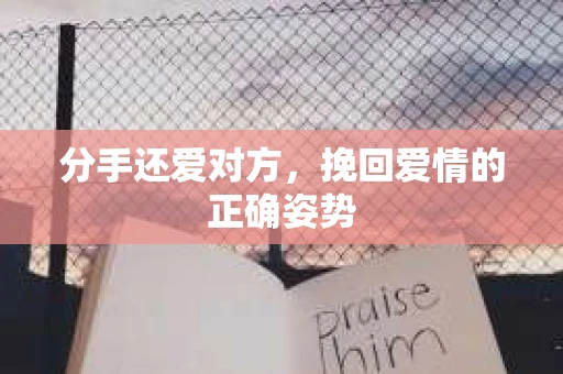 分手还爱对方,挽回爱情的正确姿势 分手还爱对方,挽回爱情的正确姿势
