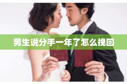 男生说分手一年了怎么挽回