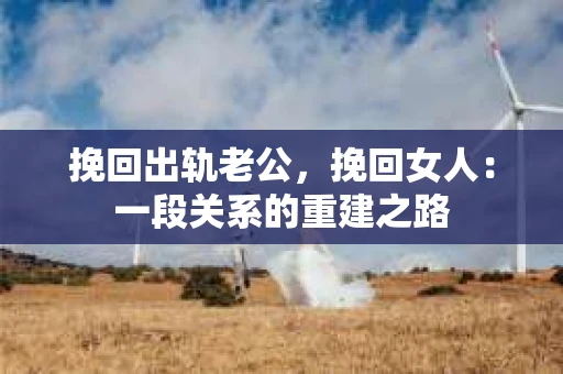 挽回出轨老公，挽回女人：一段关系的重建之路