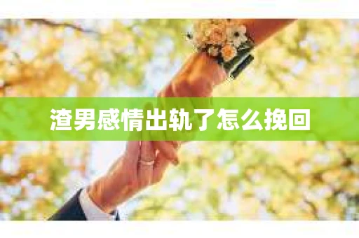 渣男感情出轨了怎么挽回