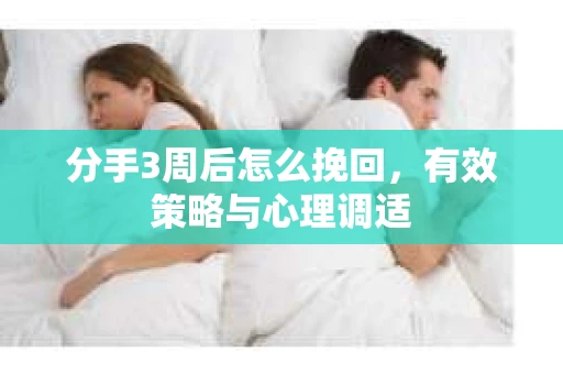 分手3周后怎么挽回，有效策略与心理调适