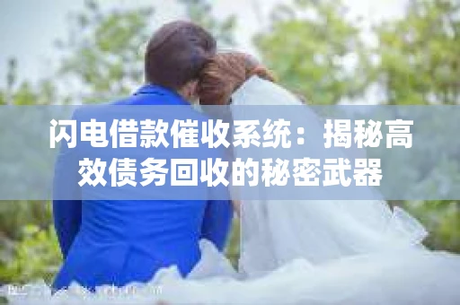 闪电借款催收系统：揭秘高效债务回收的秘密武器