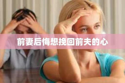 前妻后悔想挽回前夫的心