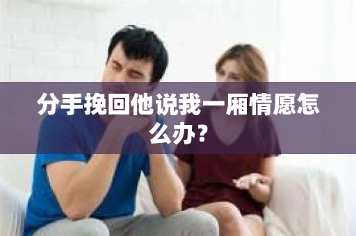 分手挽回他说我一厢情愿怎么办？